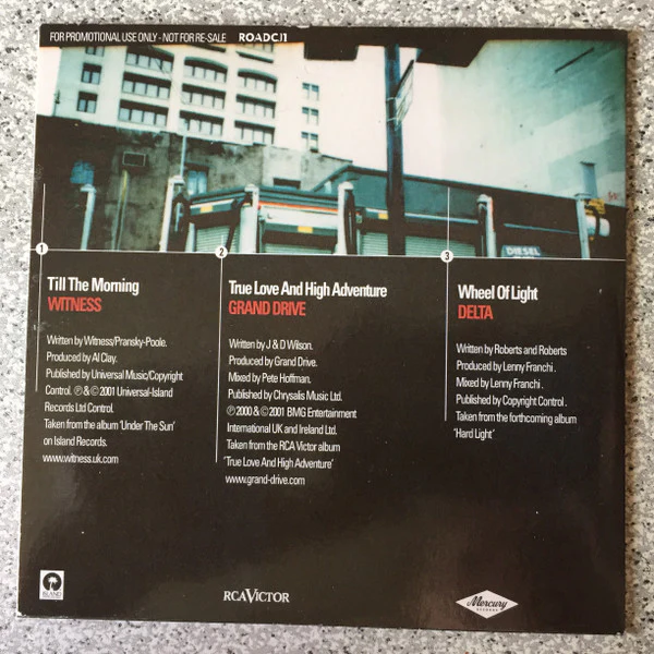 Witness / Grand Drive / Delta  - Road Music EP (CDr) - Image 2