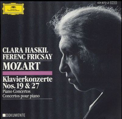 Wolfgang Amadeus Mozart, Clara Haskil, Berliner Philharmoniker / Bayerisches Staatsorchester, Ferenc Fricsay - Konzert Für Klavier Und Orchester Nr. 19 F-dur KV 459 / Konzert Für Klavier Und Orchester Nr. 27 B-dur KV 595 (CD)