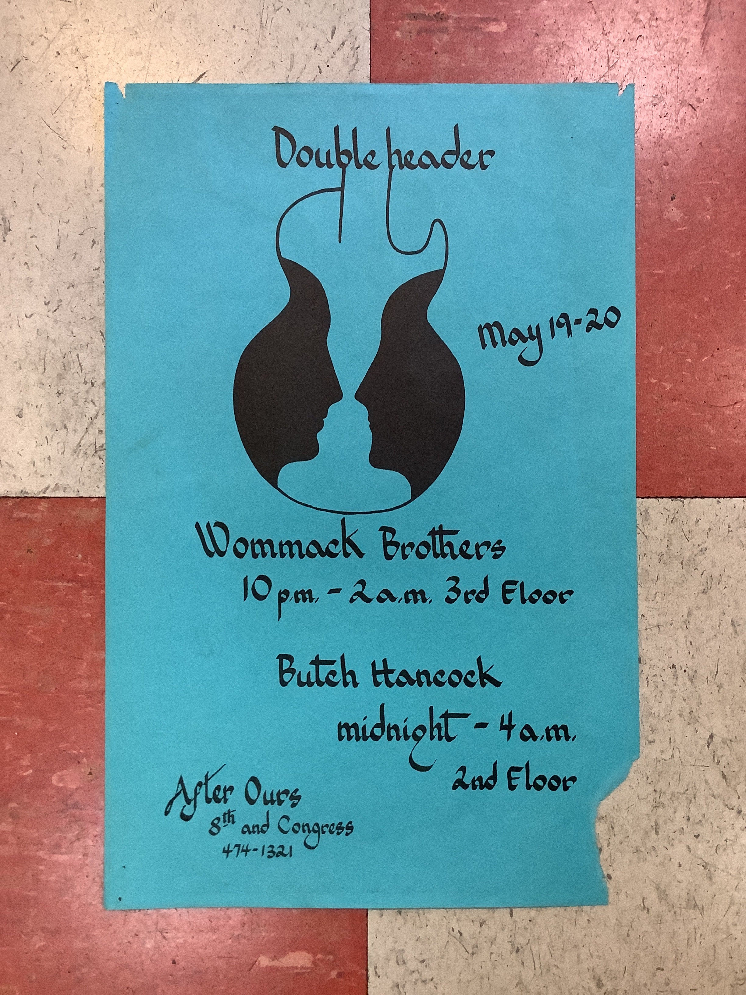 Wommack Brothers and Butch Hancock at After Ours (Poster)