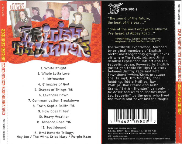Yardbirds Experience - British Thunder (CD) - Image 2