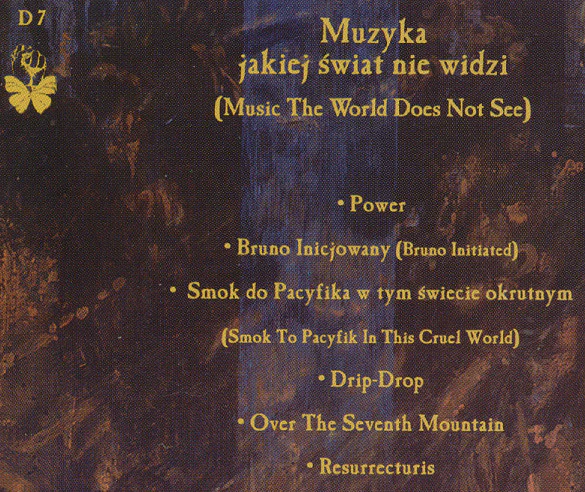 Za Siódmą Górą - Muzyka Jakiej Świat Nie Widzi (Music The World Does Not See) (CD) - Image 3