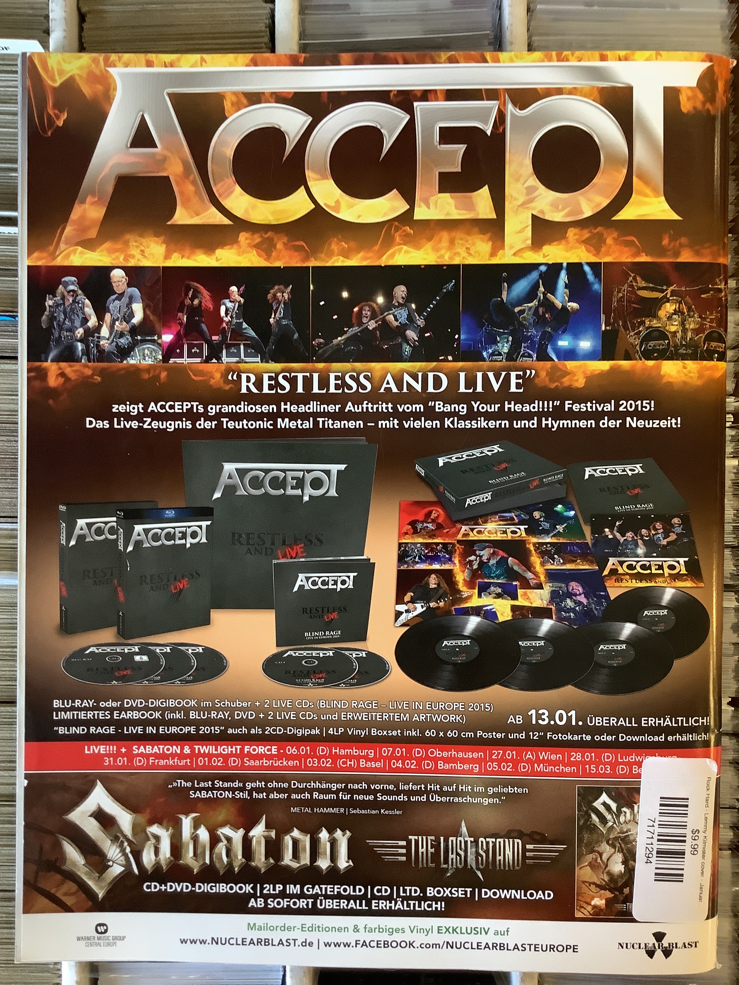 Rock Hard - Lemmy Kilmister cover - January 2017, Vol. 356 (magazine) - Image 5