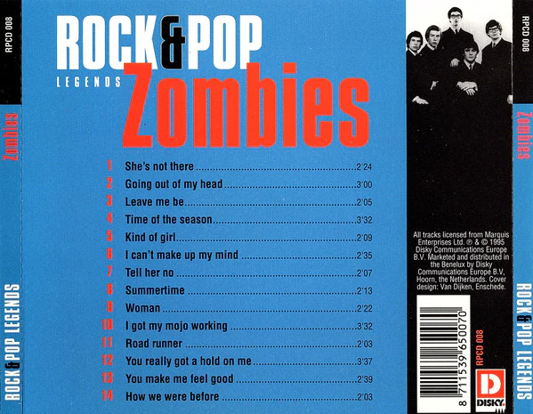 Zombies* - Rock & Pop Legends (CD) - Image 2